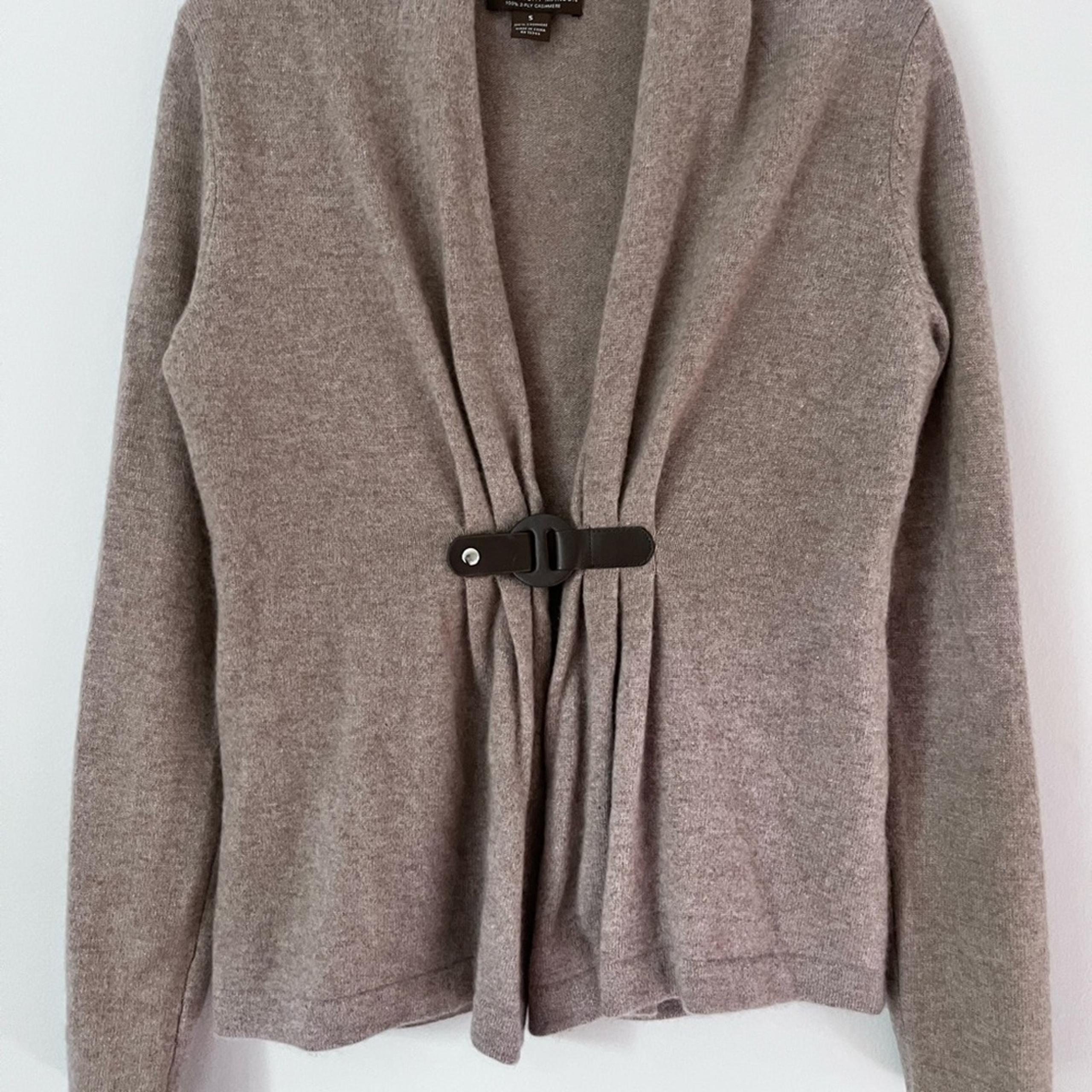 Fenn Wright Manson beige neutral cashmere cardigan size Small