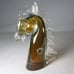 V. Nason & C. Murano Italy Art Glass Horse Head Sculpture Figurine