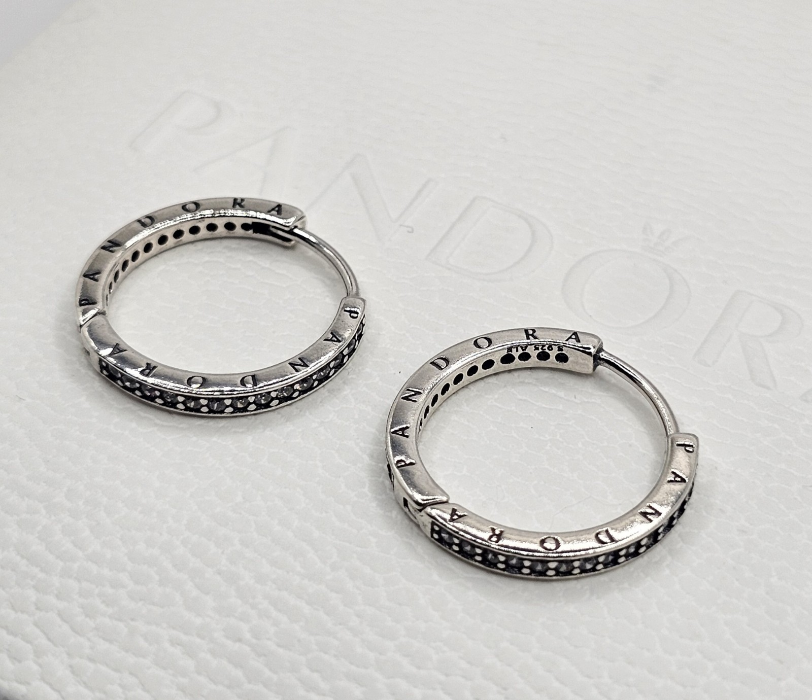 Authentic Pandora Hoop Earrings
