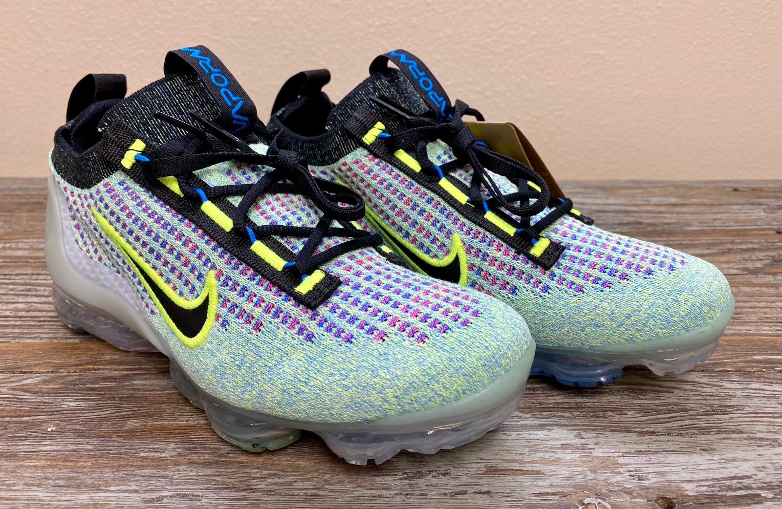Nike Air VaporMax 2021 Flyknit Next Nature (GS) Blue DX3367-700 WMN'S 7 / 5.5Y