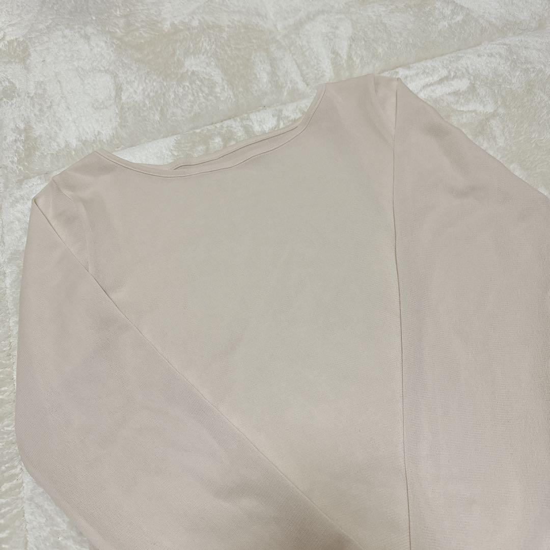 大人女性の Pois White Bodysuit Sheer Warm トップス