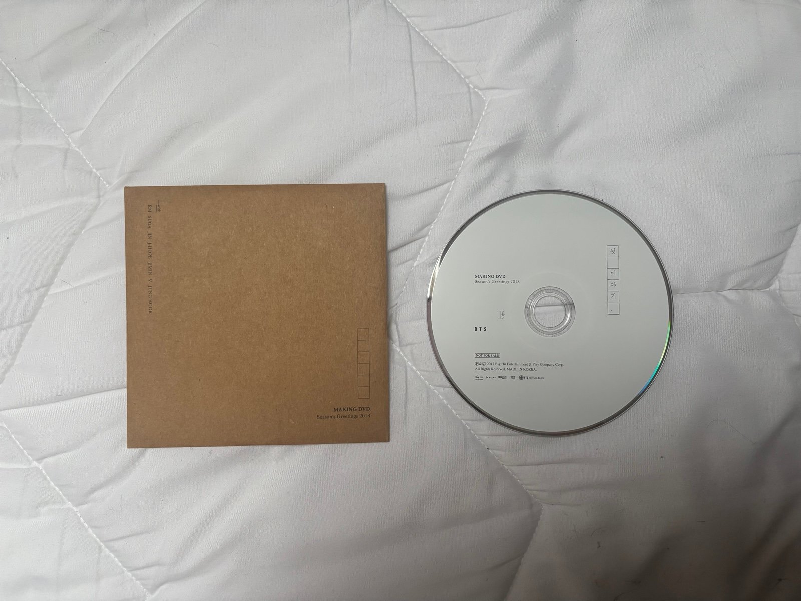 BTS 2018 Seasons Greeting CD