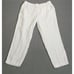Athleta Cabo Linen Wide Leg Pant Drawstring High Waist Elastic XL White