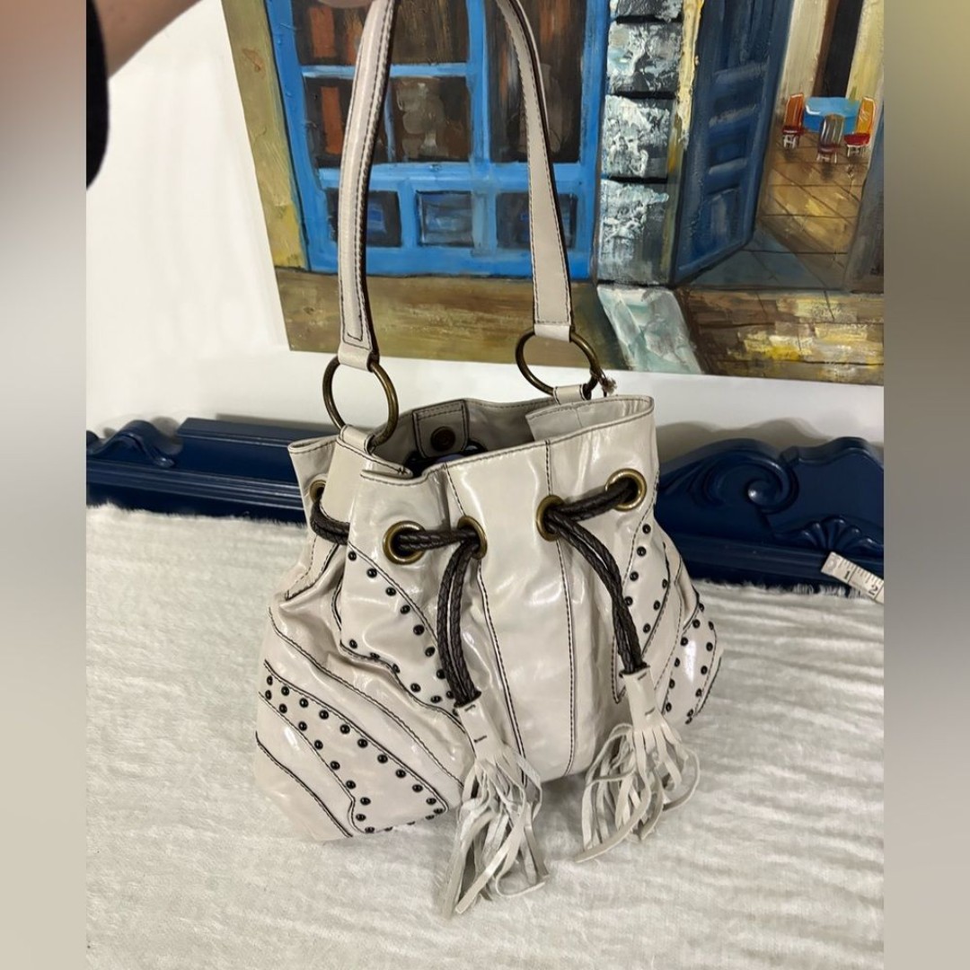 Kate Landry New with Tags Bohemian Shoulder Bag with Fringe