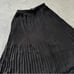 NEW Adrianna Papell Pleated Lace Trim Black Midi Skirt Size XS MOTB Formal