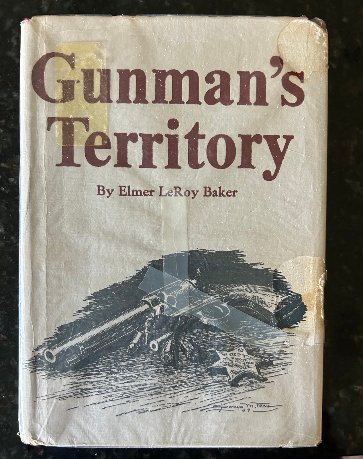 Gunman’s Territory by Elmer Leroy Baker Law Enforcement history SW