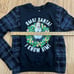 Elf OMG Stanta Christmas Flannel Shirt / Sweatshirt upcycled unisex Medium