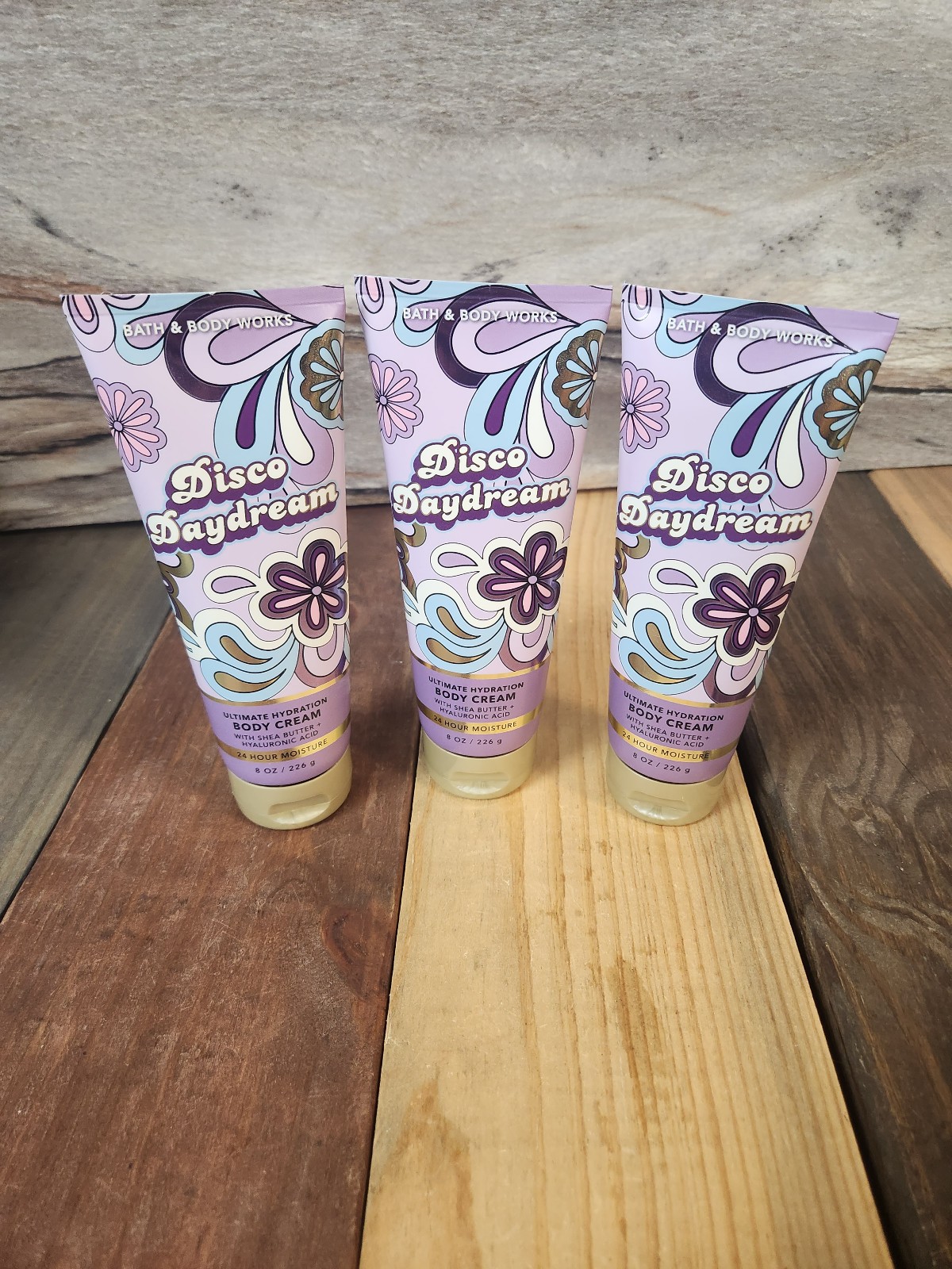3PK Bath & Body Works Disco Daydream Body Cream NEW