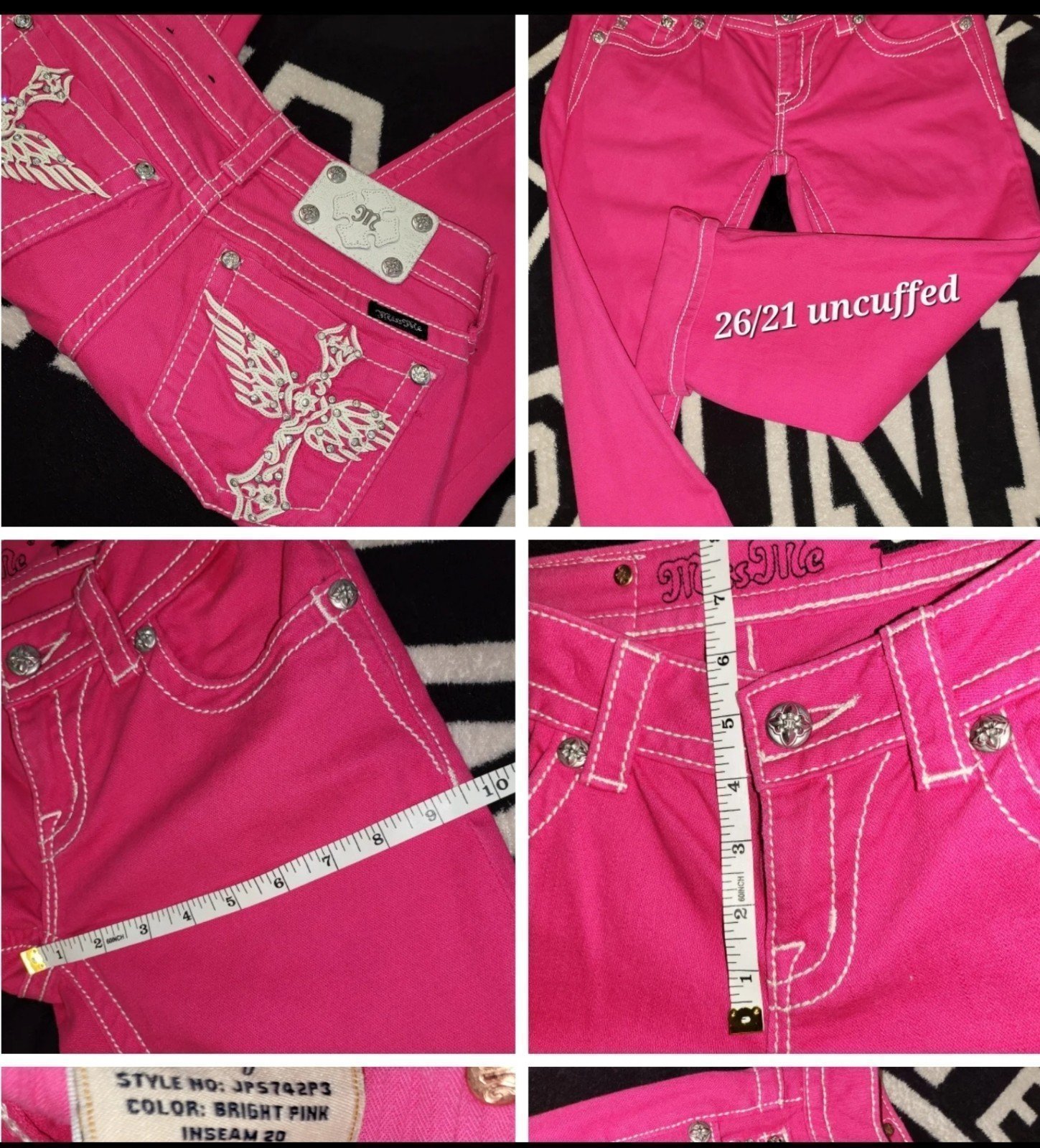 MISS me 26/21 Capri BARBIE PINK EDITION!! NWOT