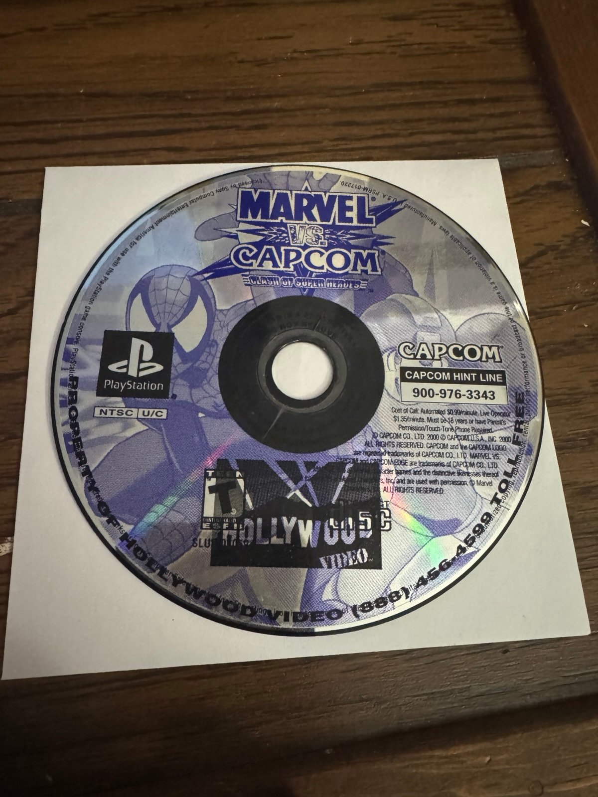 Marvel vs Capcom: Clash Of Super Heroes (PS1) (Tested)