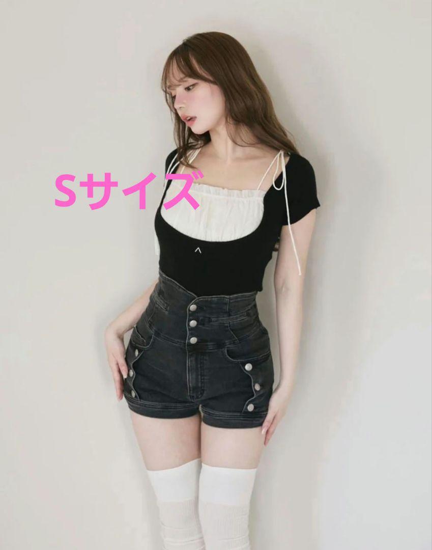 ANDMARY Nicola ribbon denim allinone アンドマリー 新品タグ