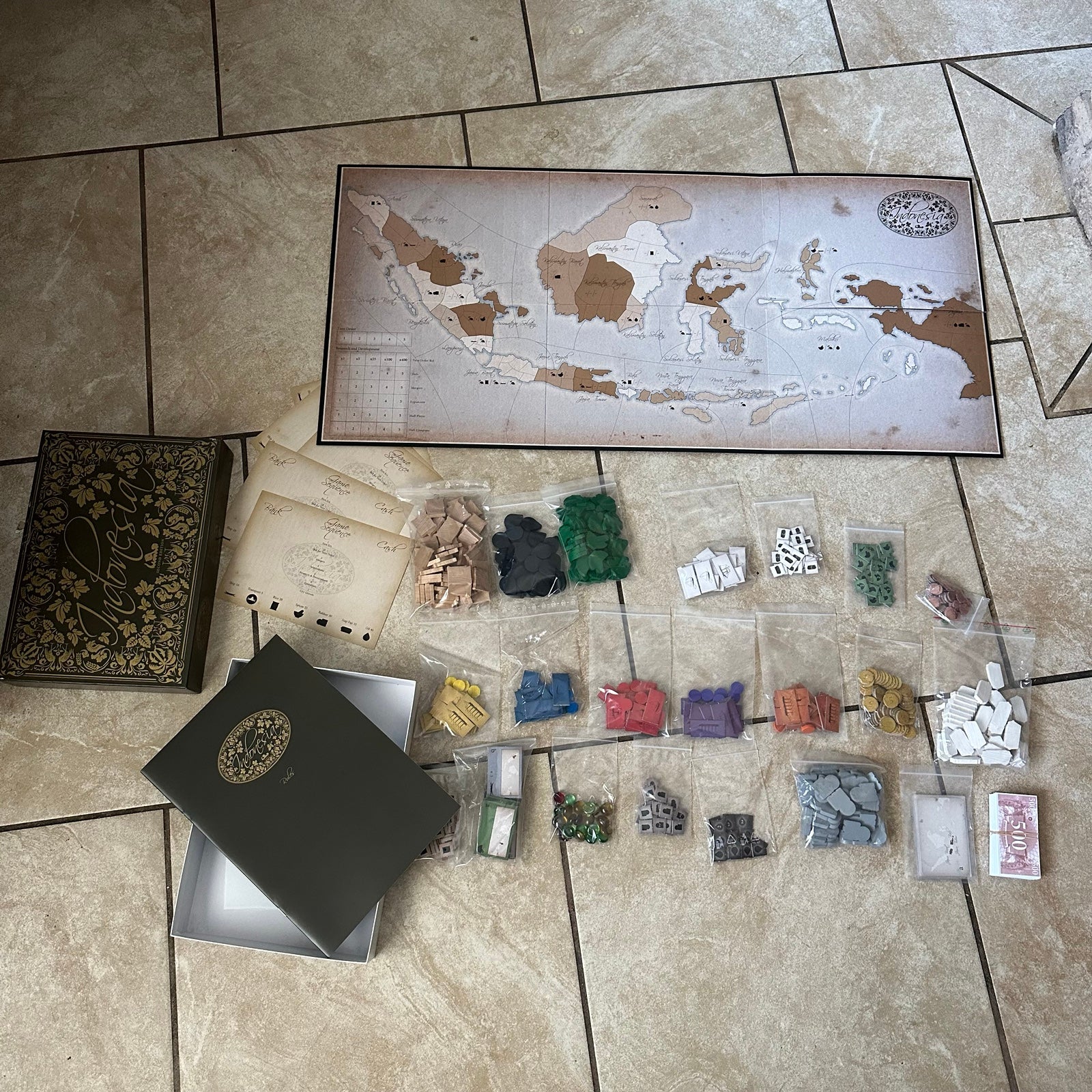 Indonesia Second Edition Board Game By Splotter