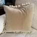 Throw pillow, petit point
