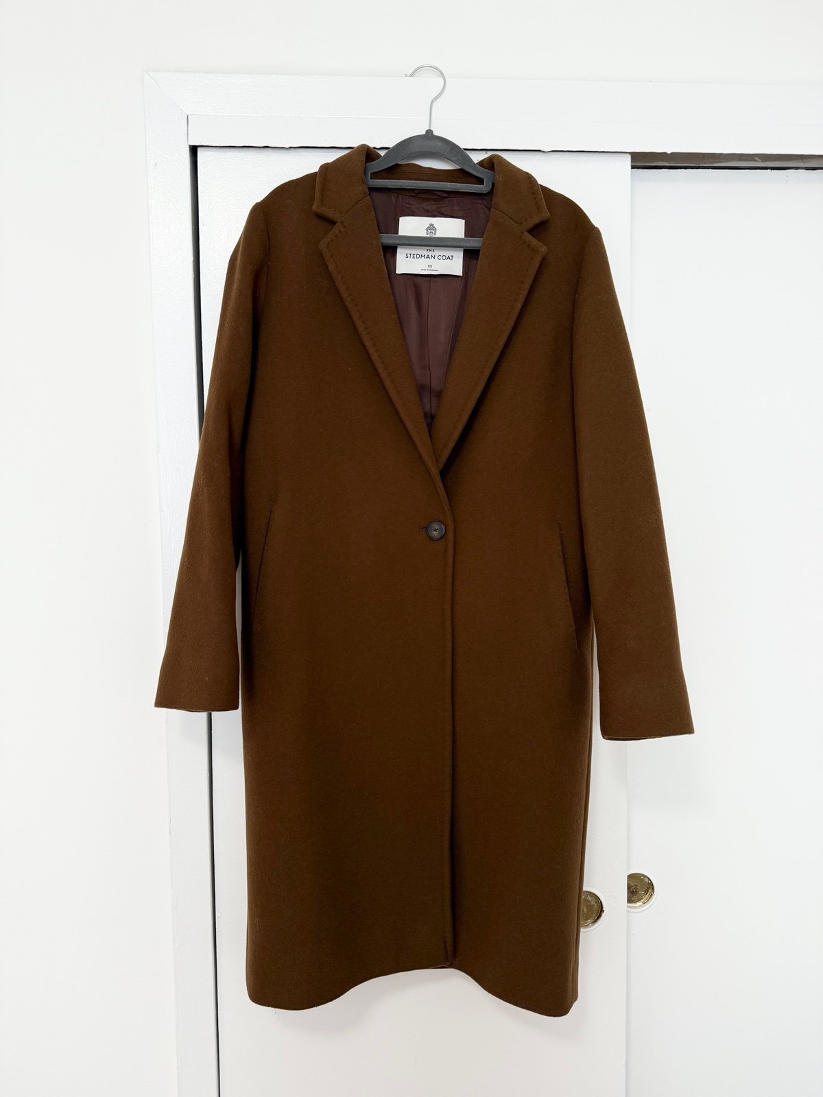 Babaton stedman coat XS in brown
