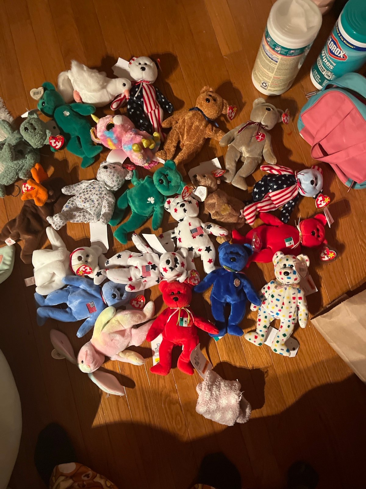 Huge ty beanie baby lot