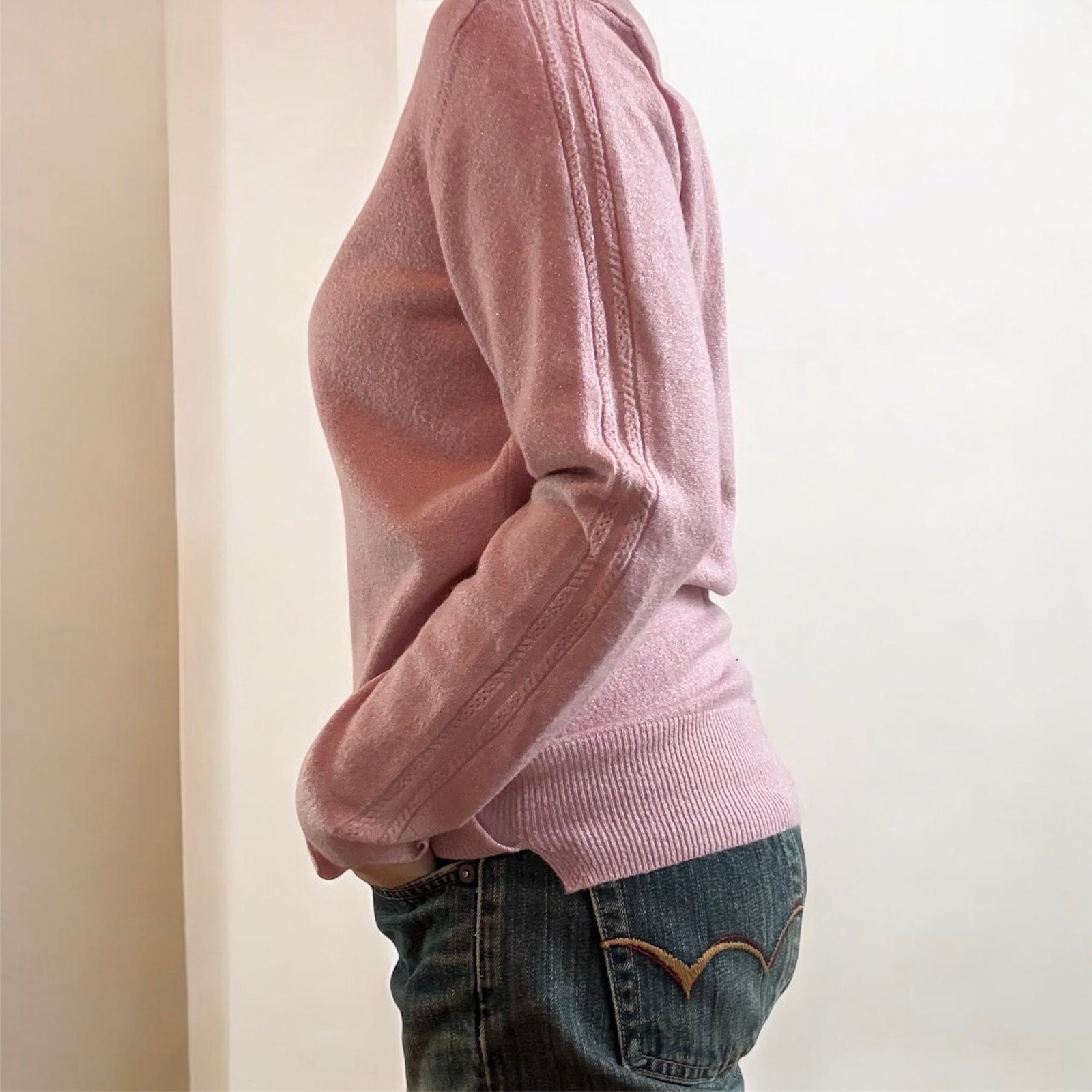Pink Sparkle Sweater