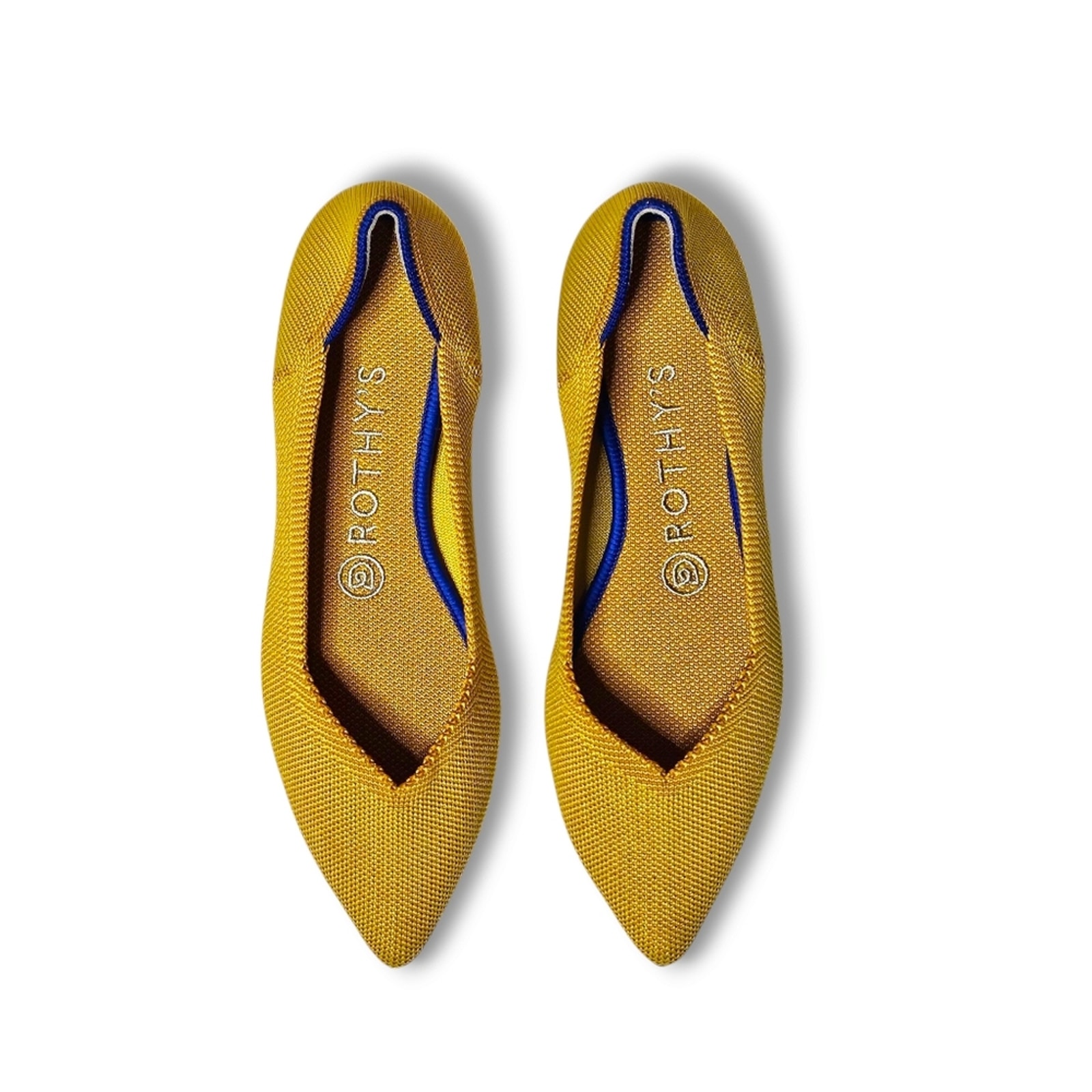 Rothy's The Point Marigold Yellow Flats SIZE 7