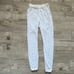 Patagonia Calpiene Gray White Marled Lightweight Base Layer Tights Pants LARGE