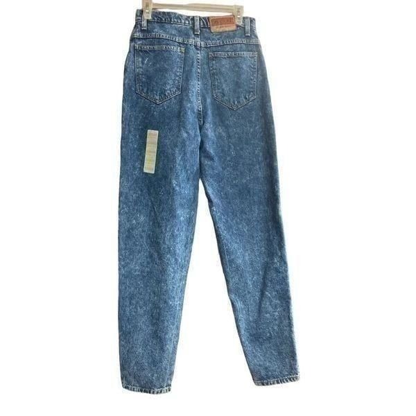 SASSON Modern Basics Women’s Distressed Relaxed Fit Jeans Size 12 Blue Mom style