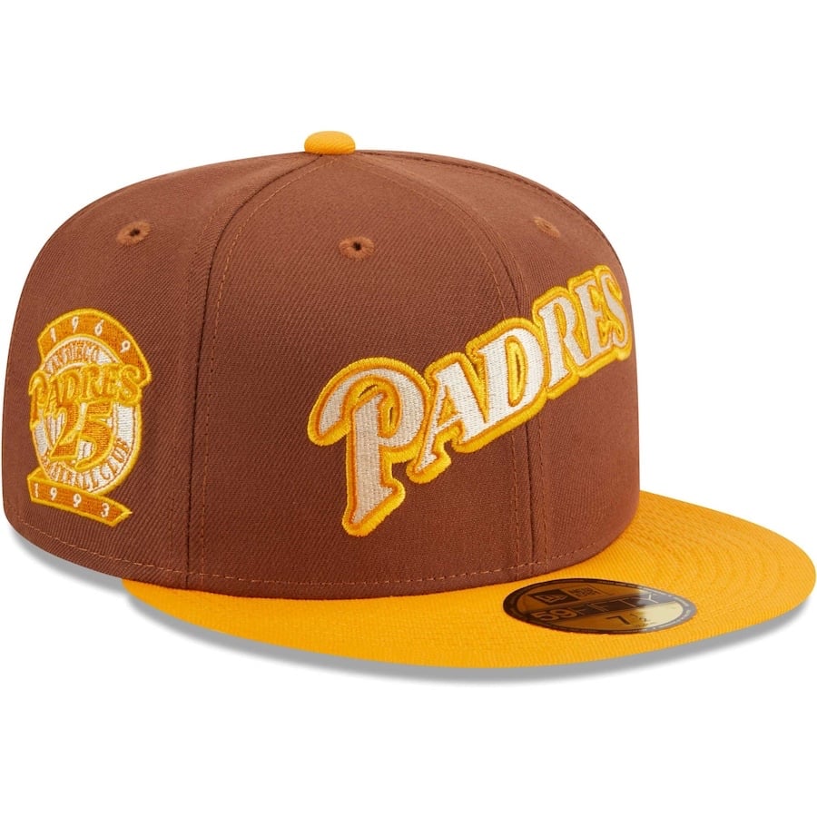 NEW 59Fifty New Era size 7 3/8 San Diego Padres ‘Tiramisu’ Fitted Hat