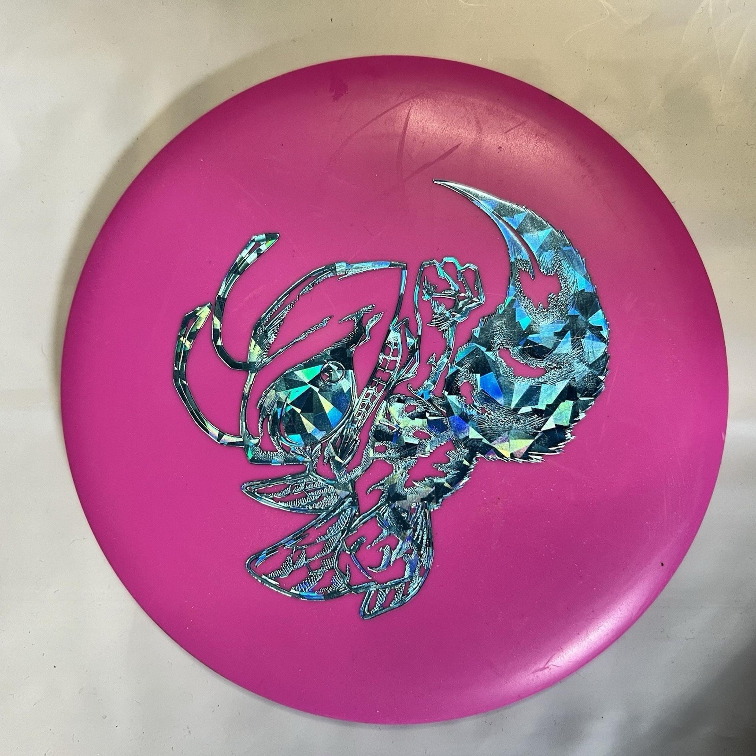 Discraft Buzzz Mini Golf Disc Pink Holographic Graphic Rare Collectible