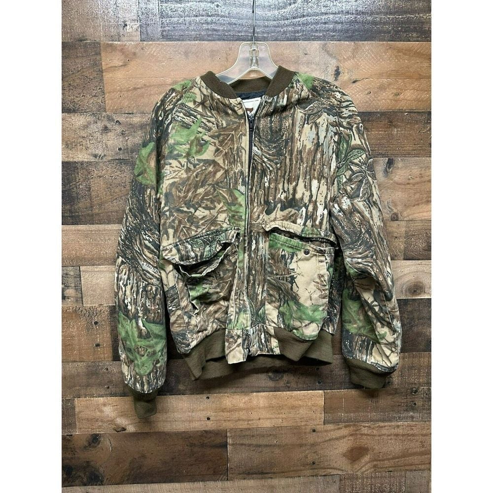 VTG Duxbak Men's Zip Up Camouflage Jacket Size Medium *Made in USA*