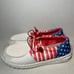 Hey Dude Wendy Sox Tri Americana Lightweight Casual Slip On Women's Size 8