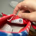 Hey Dude Wendy Sox Tri Americana Lightweight Casual Slip On Women's Size 8