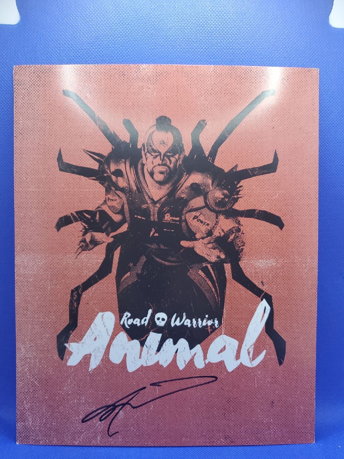 Road Warrior Animal Autograph 8x10