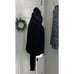 Cosmic Aura Black Velvet Bat Wing Girls Crop Hoodie Plus Size 1