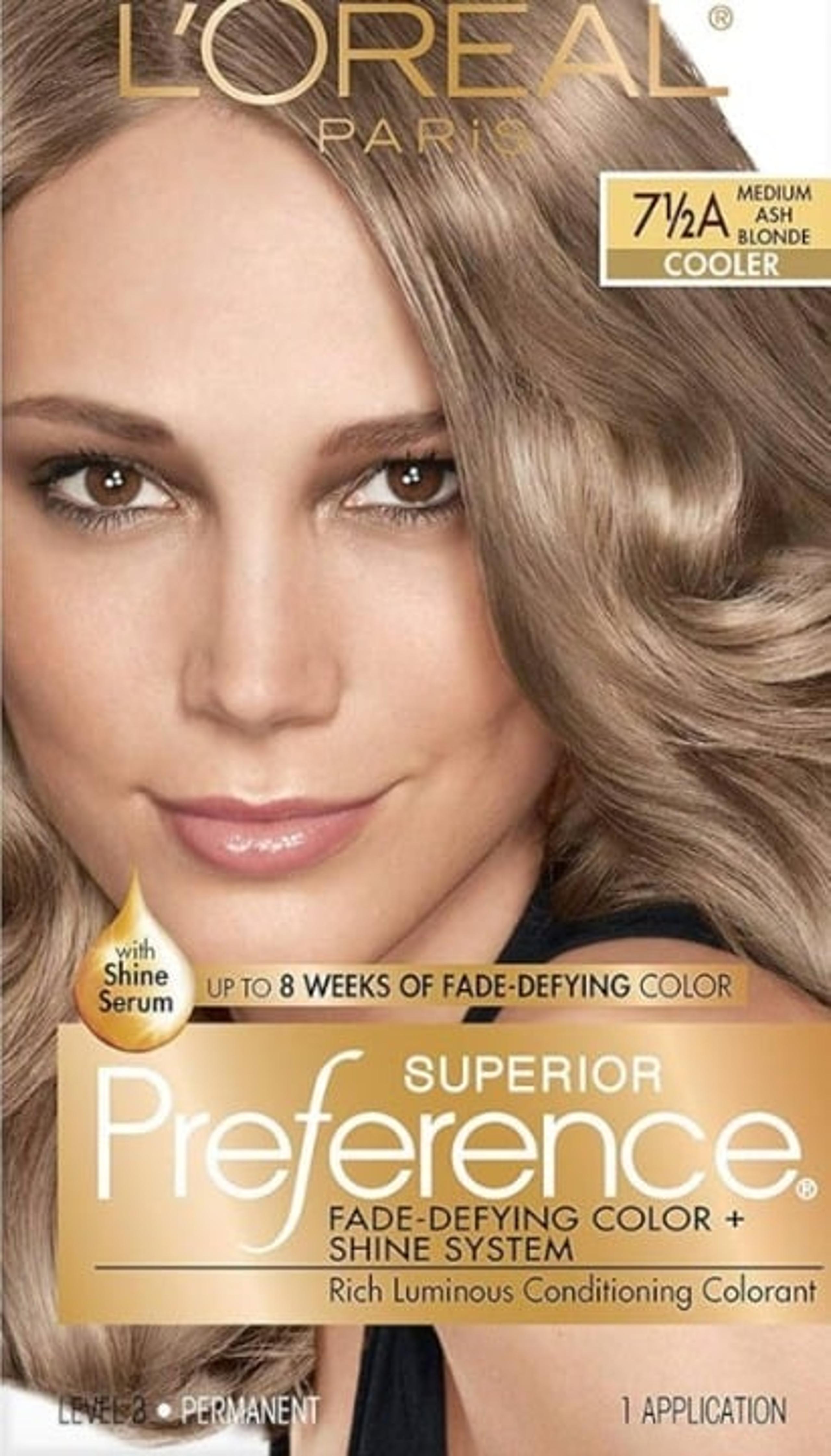 3 New L'oreal 7 1/2A Medium Ash Blonde Superior Preference Luminous Hair Color