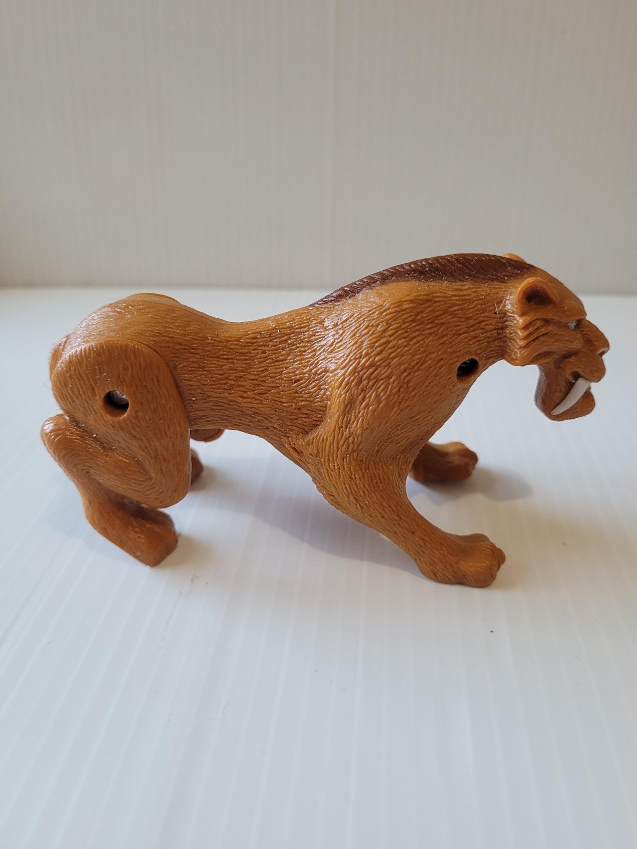 2009 McDonald's Ice Age Dawn of Dinosaurs Diego Saber Tooth Tiger Figure.