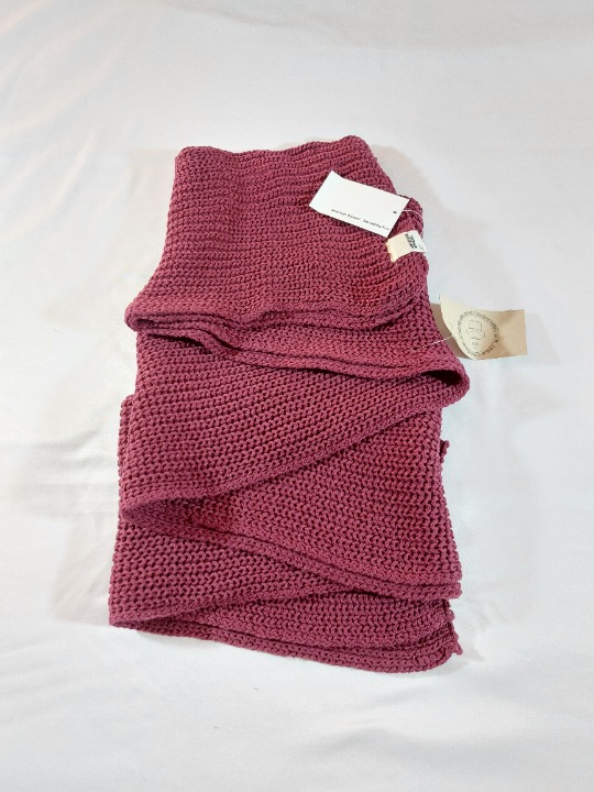 RARE American Apparel Fisherman's Scarf - Bordeaux