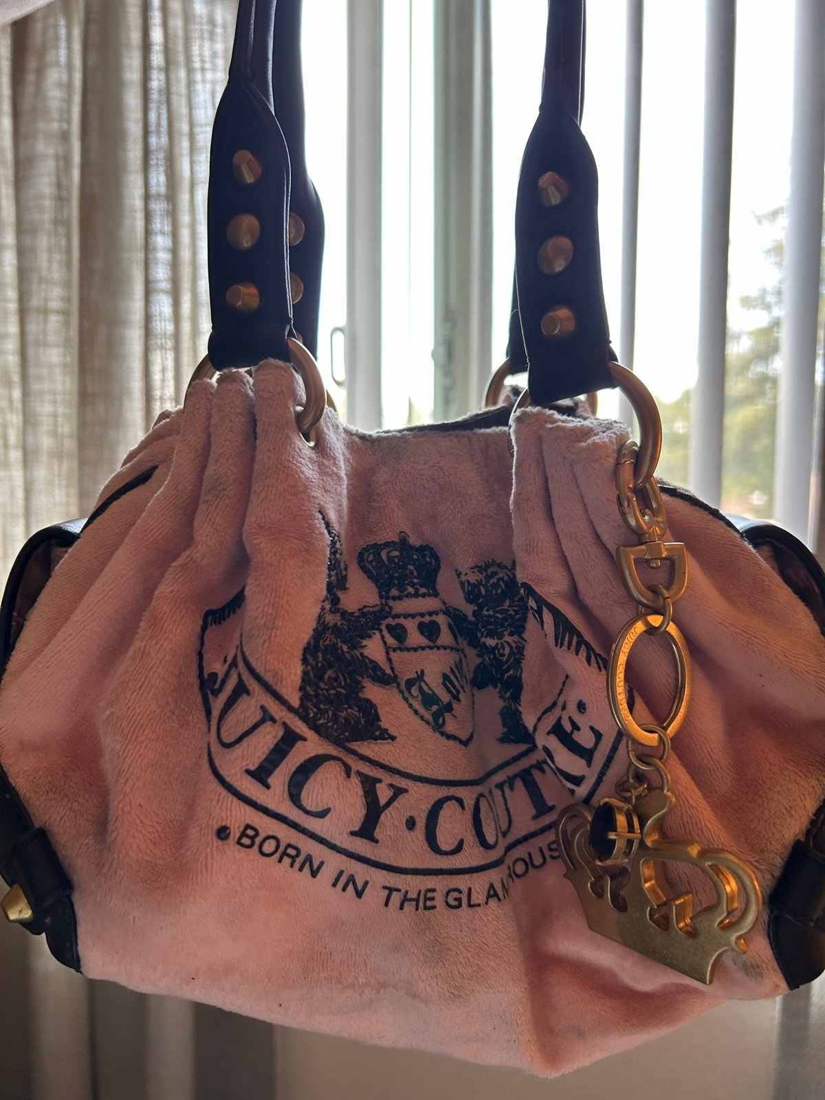 Pink Vintage Juicy Couture Fluffy bag