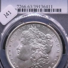 1900 O MORGAN SILVER DOLLAR PCGS CERTIFIED MS63 DEEP FROSTY WHITE COIN VERY NICE