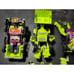 Lot Of NBK1 Transformers Various Figures Devastator Mixmaster Green/Purple