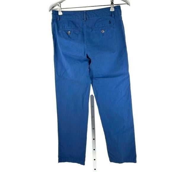 パンツ POLO RALPH LAUREN Women Straight Pants 211942124001 Blue Polo Ralph Lauren Women's Linen Pants trousers BLUE