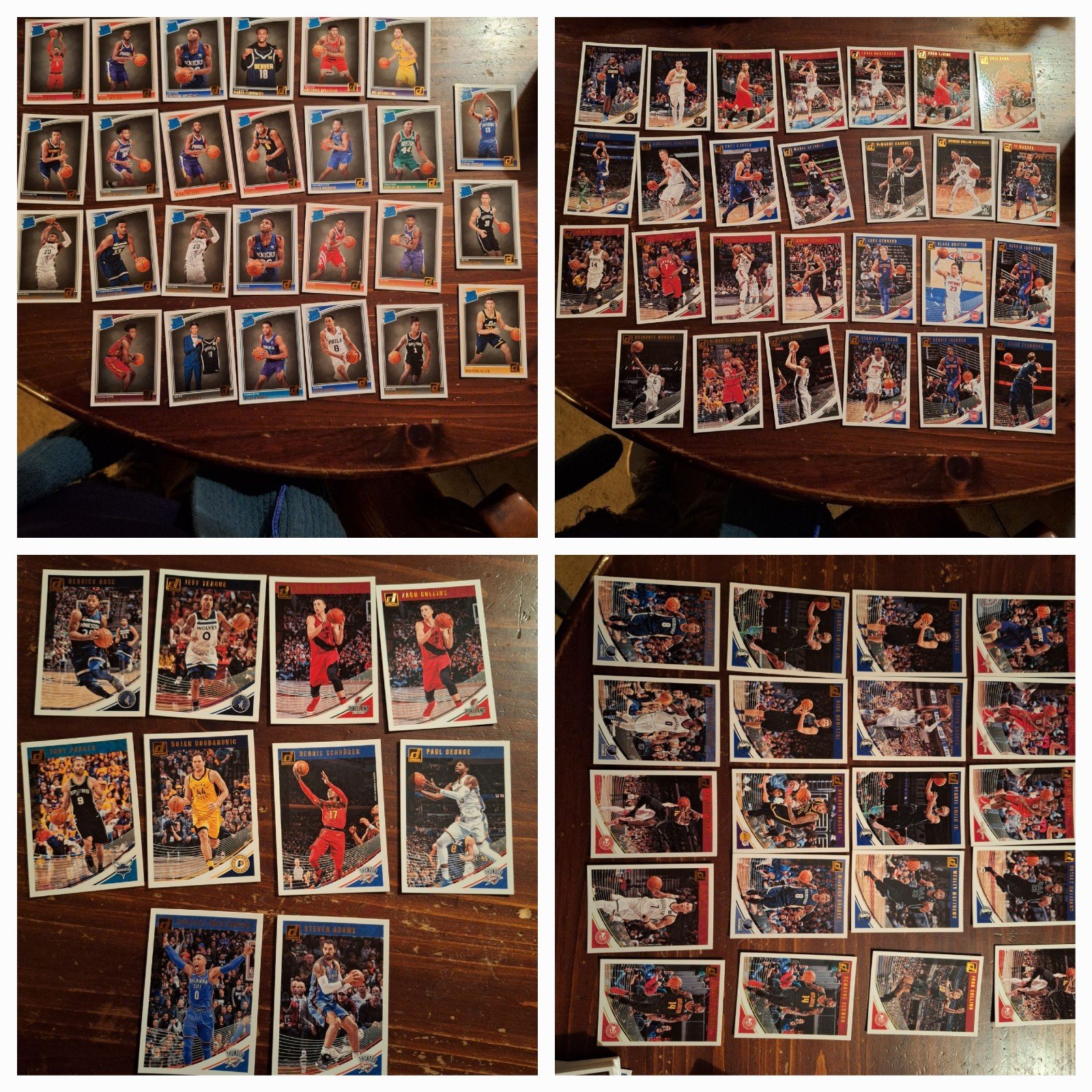 DONRUSS BASKETBALL CARD LOT 2018-19 COLLECTION