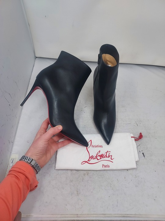 CHRISTIAN LOUBOUTIN Black So Kate Ankle Boot