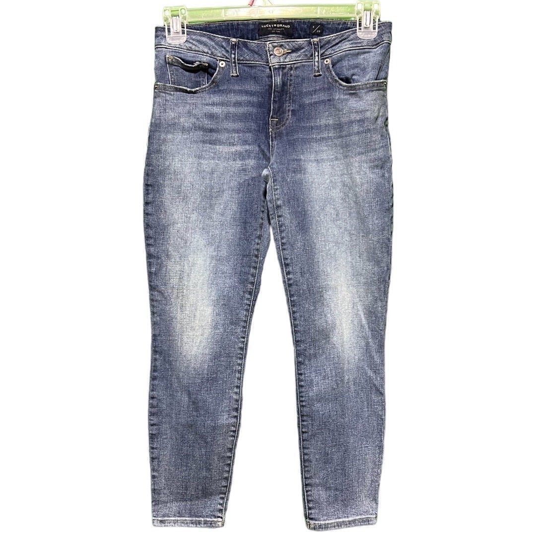 Lucky Brand Women’s Lolita Low Rise Crop Jeans Five Pocket Style Blue Size 6/28