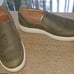 NIB Hotter Apex Khaki Waxed Nubuck Slip on Shoes Size US 9.5M