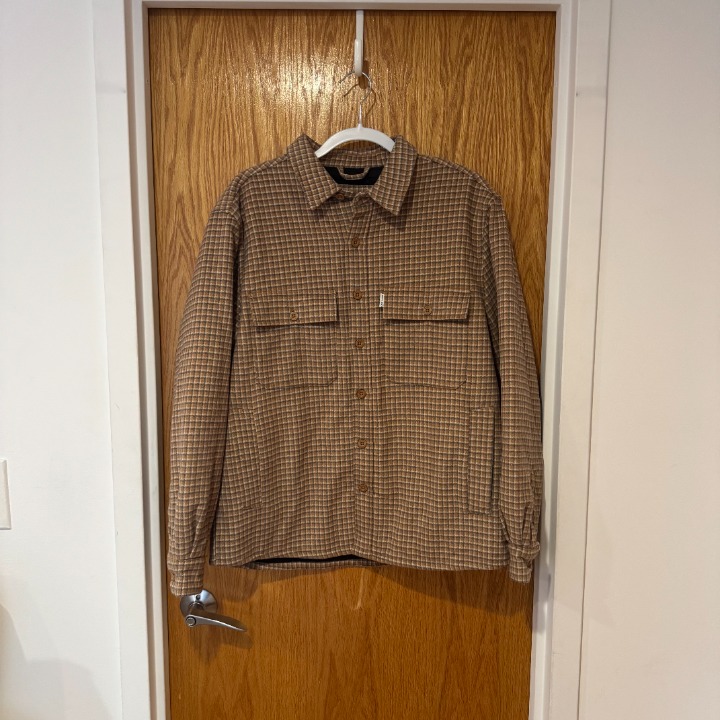 Banks Journal Brown Check Overshirt