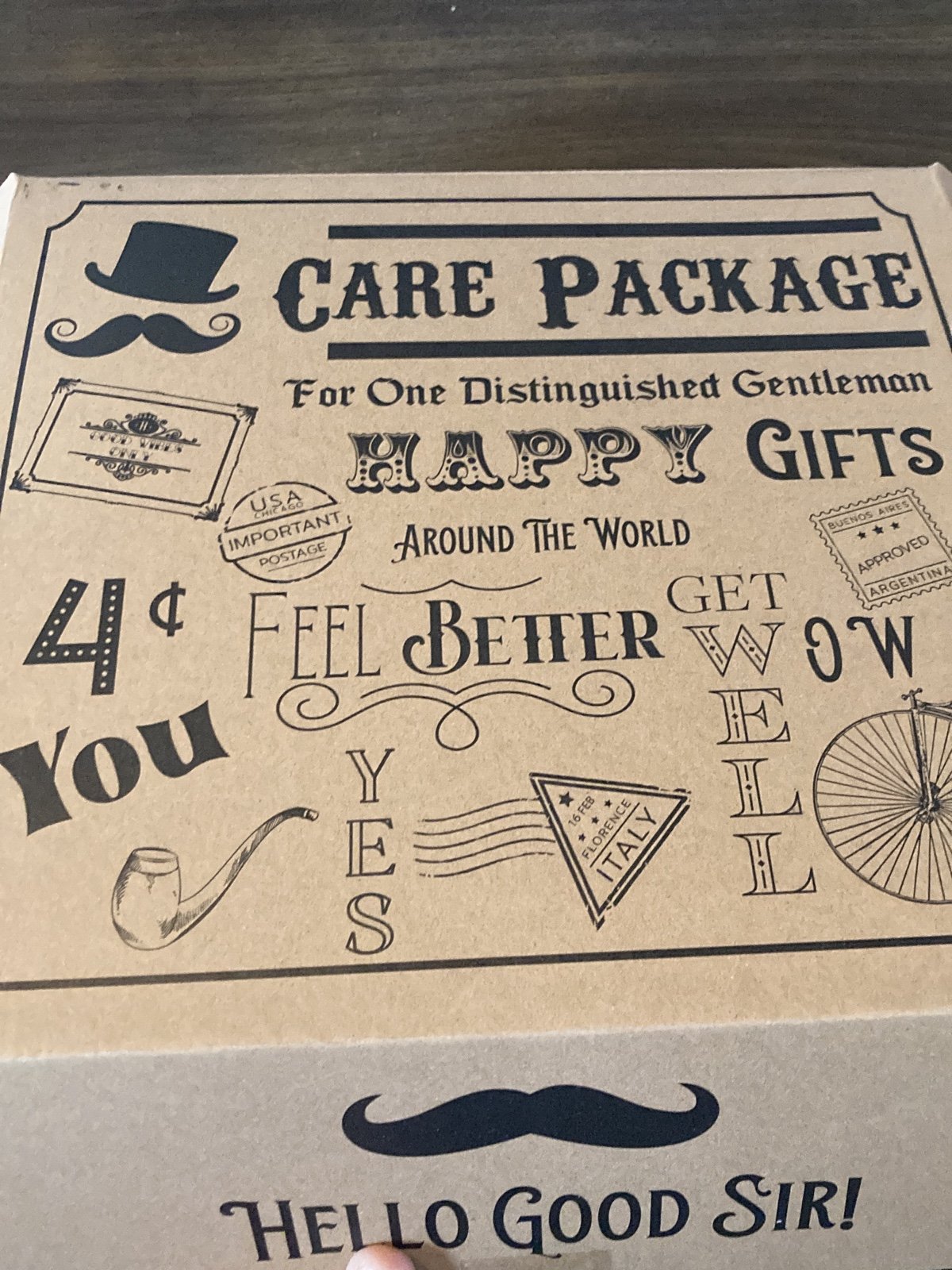 The good sir get well package