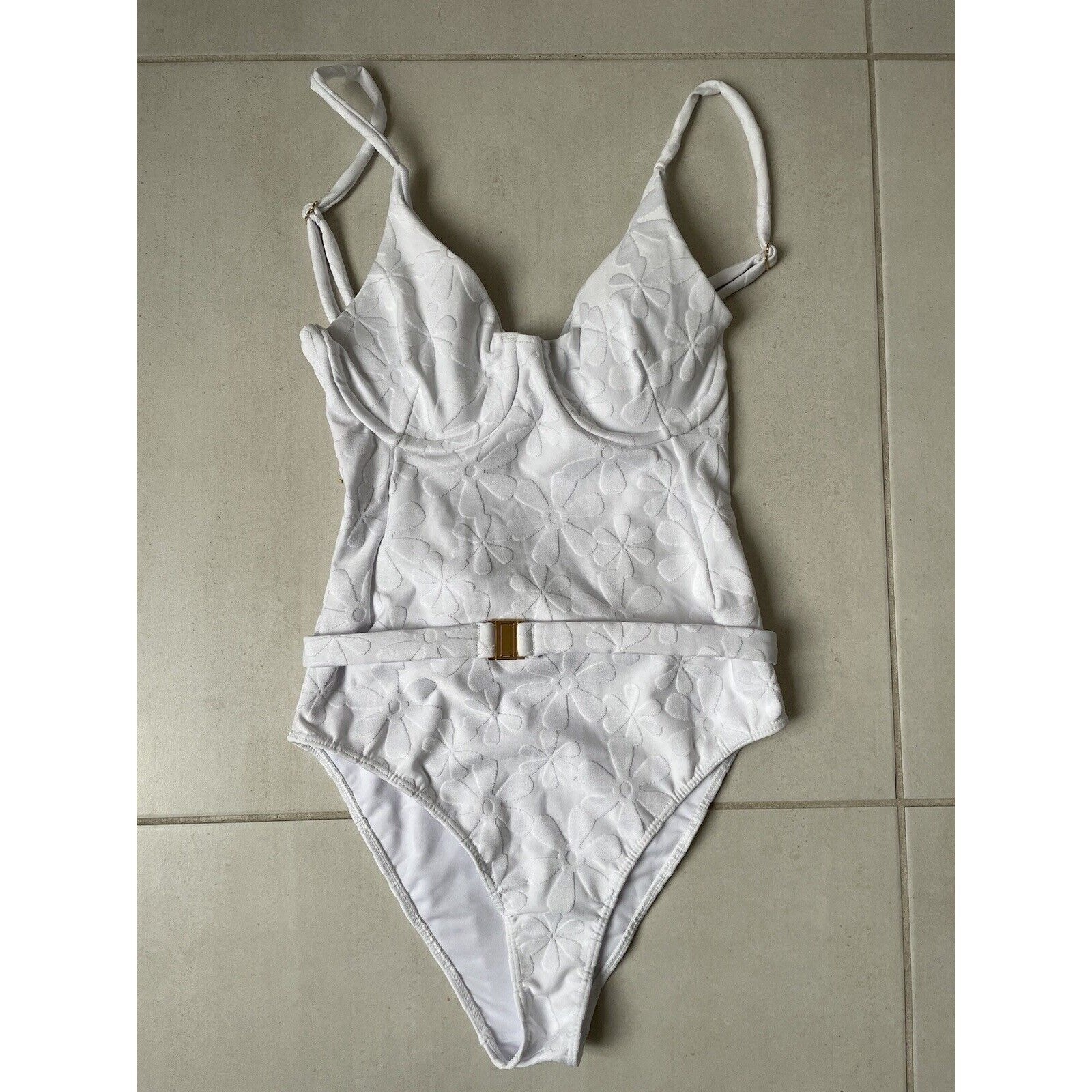 Kenny Flowers Swim One Piece Swimsuit Santorini Floral Swimwear