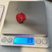 Red Sponge Coral Pendant and Earrings in Sterling Silver 925
