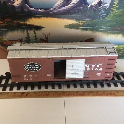 G-SCALE (3) NYC SIMULATED STEEL BOX CAR #88164