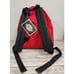 Dickies Backpack Student School Bag Skateboarder Travel Pack Red Studded Studs