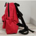 Dickies Backpack Student School Bag Skateboarder Travel Pack Red Studded Studs