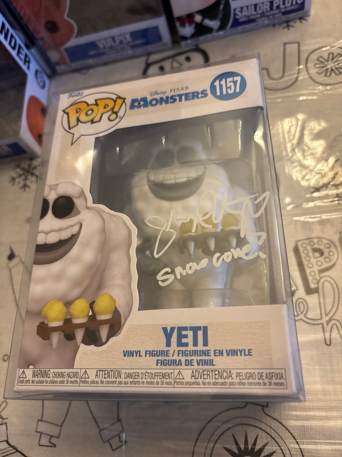 Autographed Yeti Funko