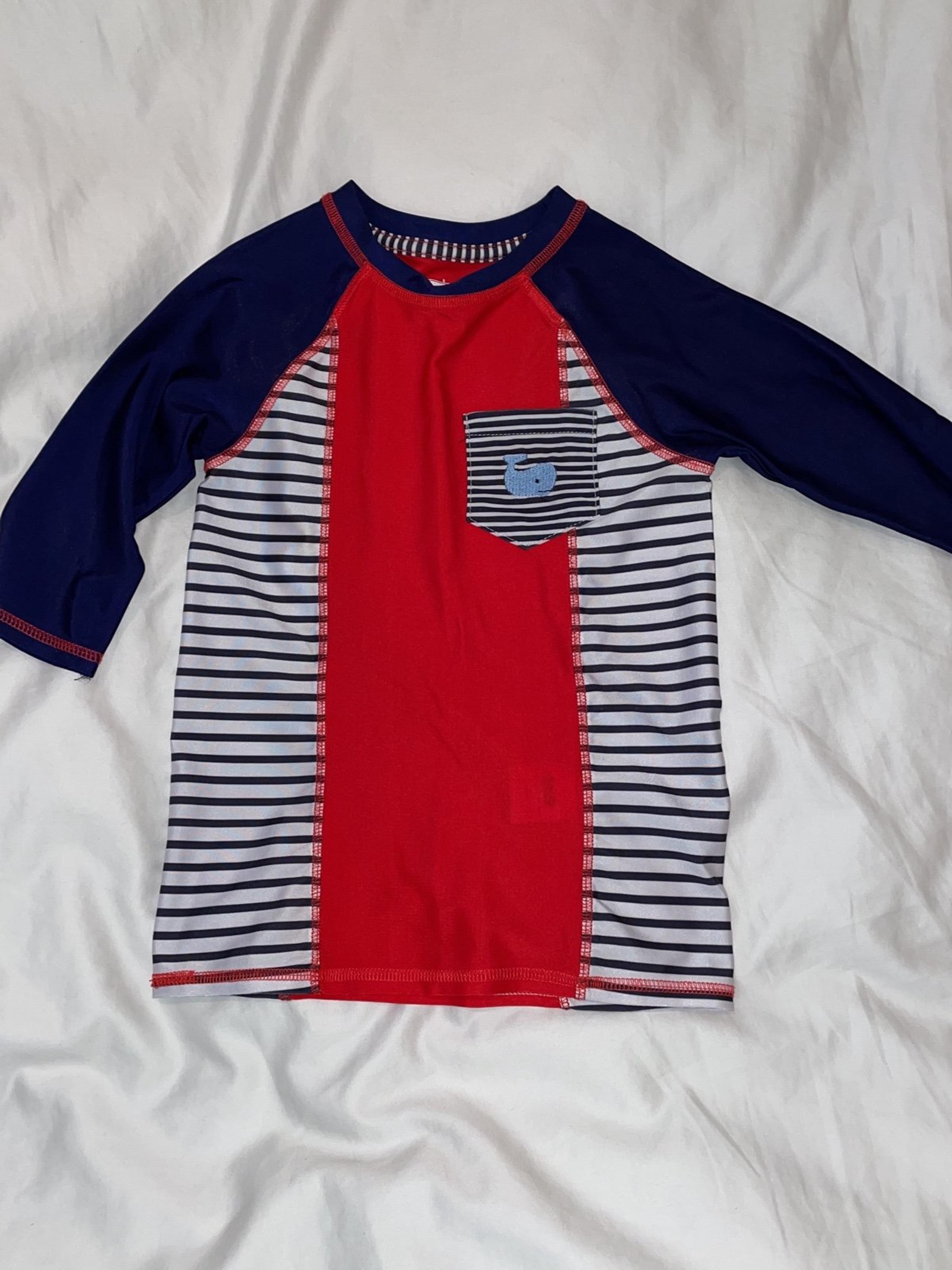 4T-5T patriotic rash guard - Mud Pie
